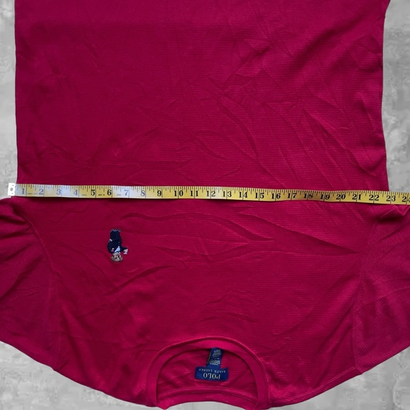 Polo Ralph Lauren Polo Bear Waffle Crew Neck Long Sleeve Shirt - Picture 4 of 9